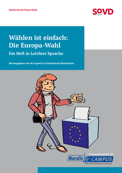 Titelblatt SoVD-Wahlhilfebroschüre zur Europawahl